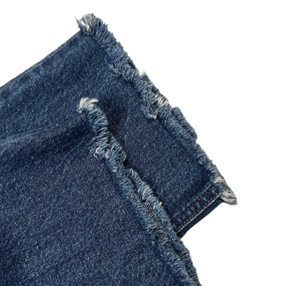 AGOLDE Women’s Size 28 Dark Wash Riley Long High Rise Straight Jeans Button Fly - Picture 8 of 12